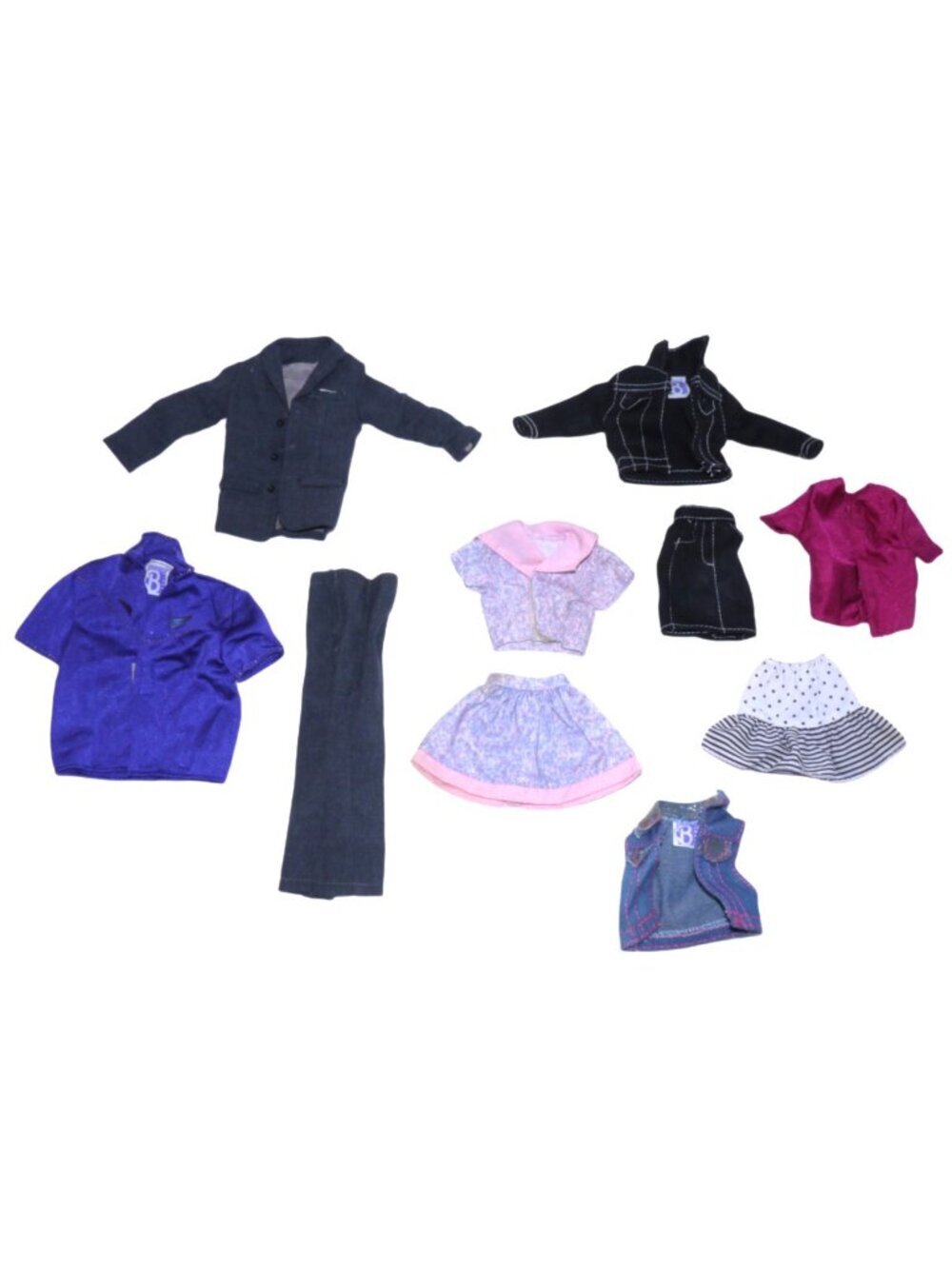Vintage Genuine Barbie, Ken clothes set of 10 items as pictured Mattel